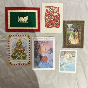 American Greetings Holiday Card Variety Pack - Red, Green, Gold, White, Blue